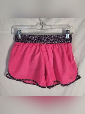 Nike Dri-Fit Girls Tempo Lined Athletic Pink Running Shorts Size XL Activewear